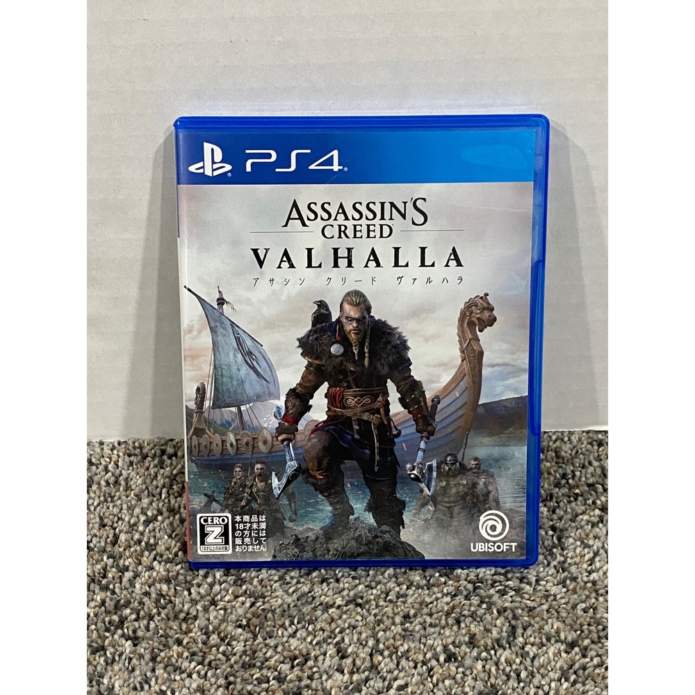 Video Game PlayStation 4 Assassin's Creed Valhalla Ubisoft Blue Excellent